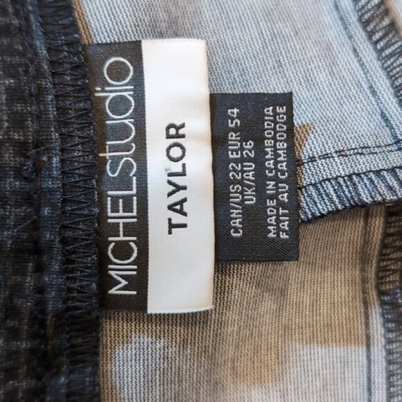 Michel Studio Gray Skinny Pants - Picture 12 of 14